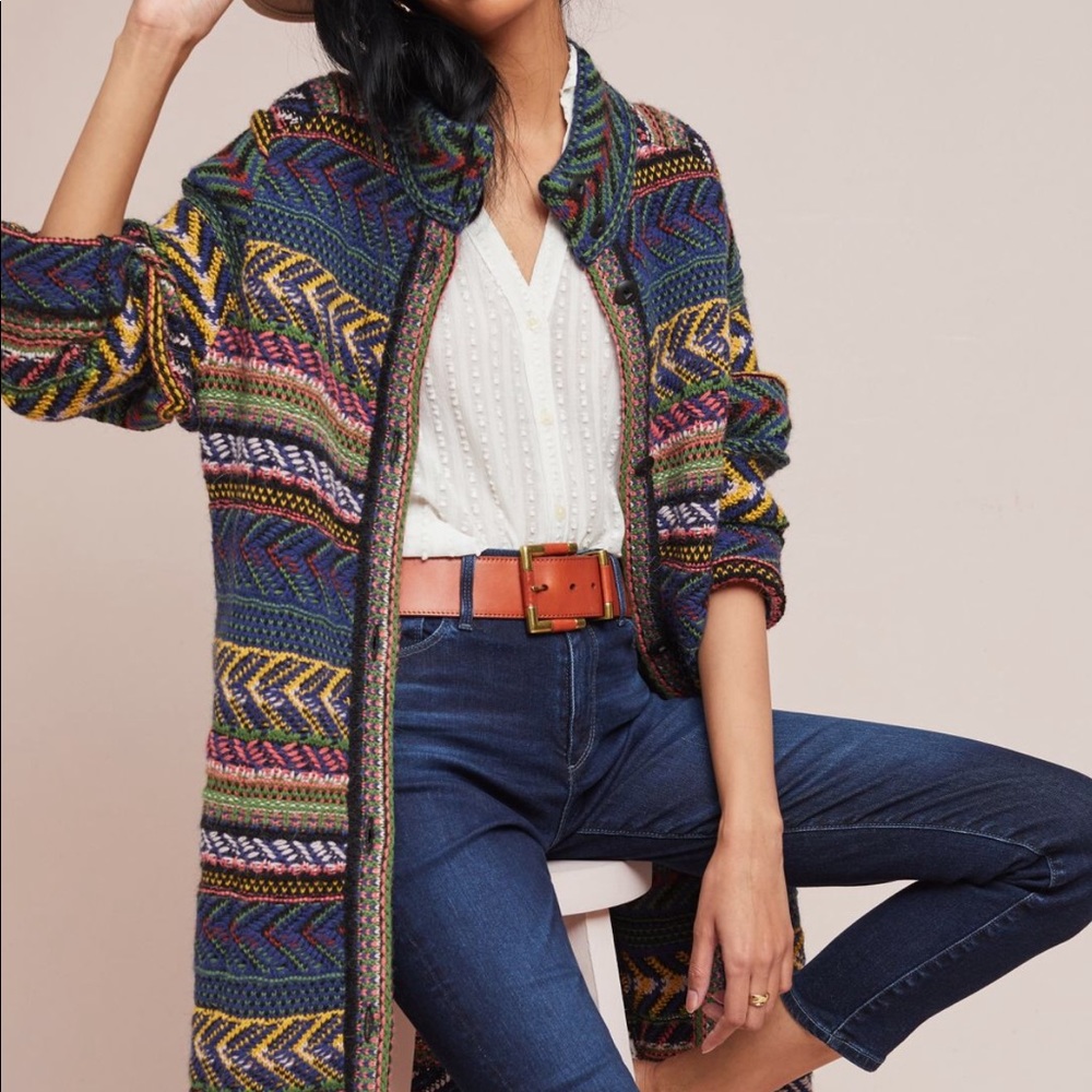 New Anthropologie Nordic Sweater sz Small